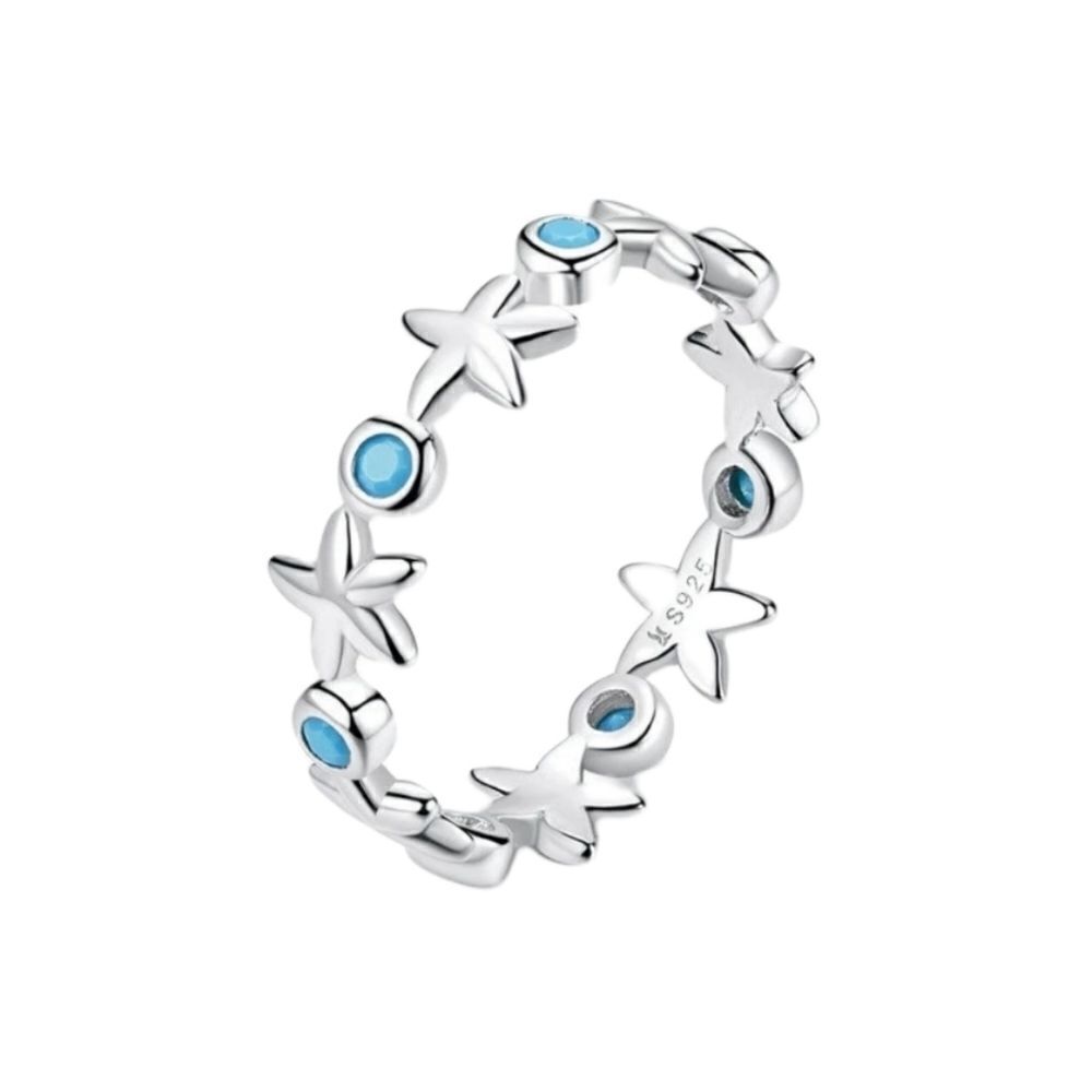 925 Sterling Silver Starfish Ring